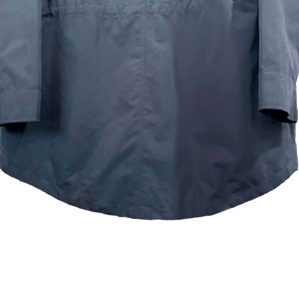 Tommy Hilfiger Women's Navy Full Zip Storm Jacket w/ Hood Pockets | Size L EUC - Picture 14 of 16